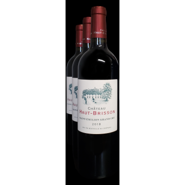 CHÂTEAU HAUT BRISSON 2018 - 3 Bouteilles à Petit Prix