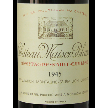 CHÂTEAU MAISON BLANCHE 1945